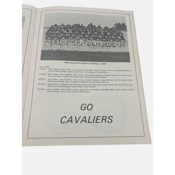Richland Northeast Cavaliers 1979 & 1980 Football Programs High School Columbia - Picture 6 of 10